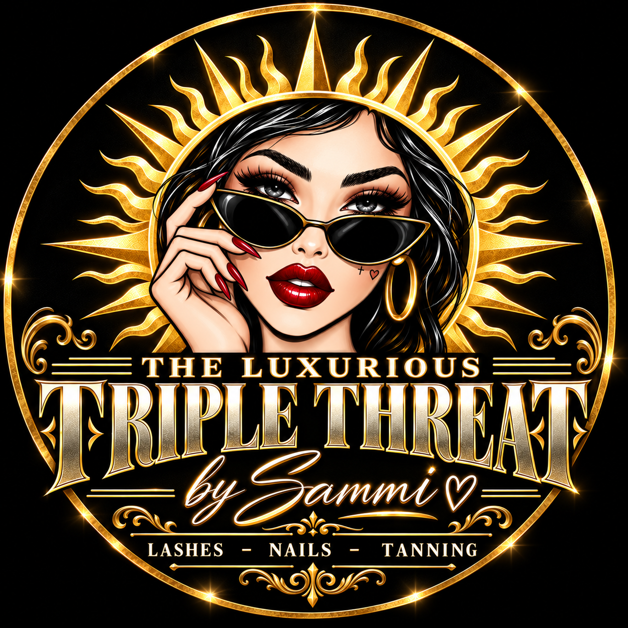 The Luxurious Triple Threat by Sammi — mobile tanning, nails and lashes